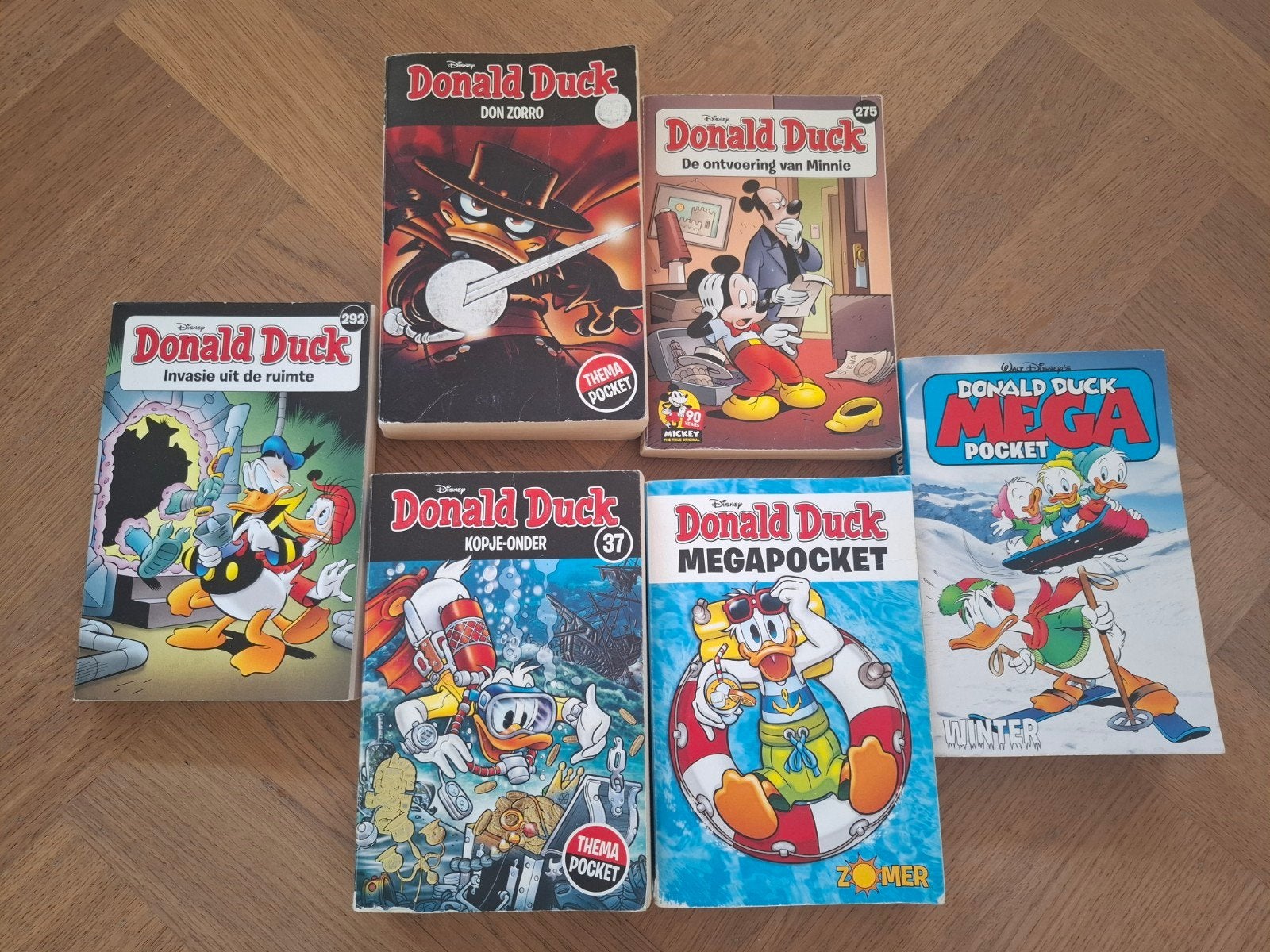 Donald Duck Pocket en Megapocket collectie, Meerdere stripboeken, Ophalen, Gelezen, Walt Disney