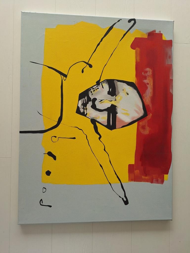 Replica schilderij Herman Brood, Antiek en Kunst, Ophalen of Verzenden