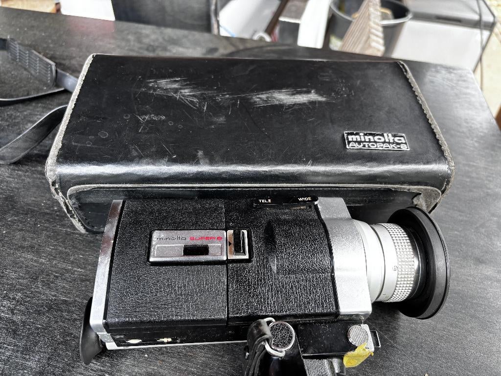 Minolta Autopak 8 filmcamera + originele koffer, Ophalen, 8mm, Camera