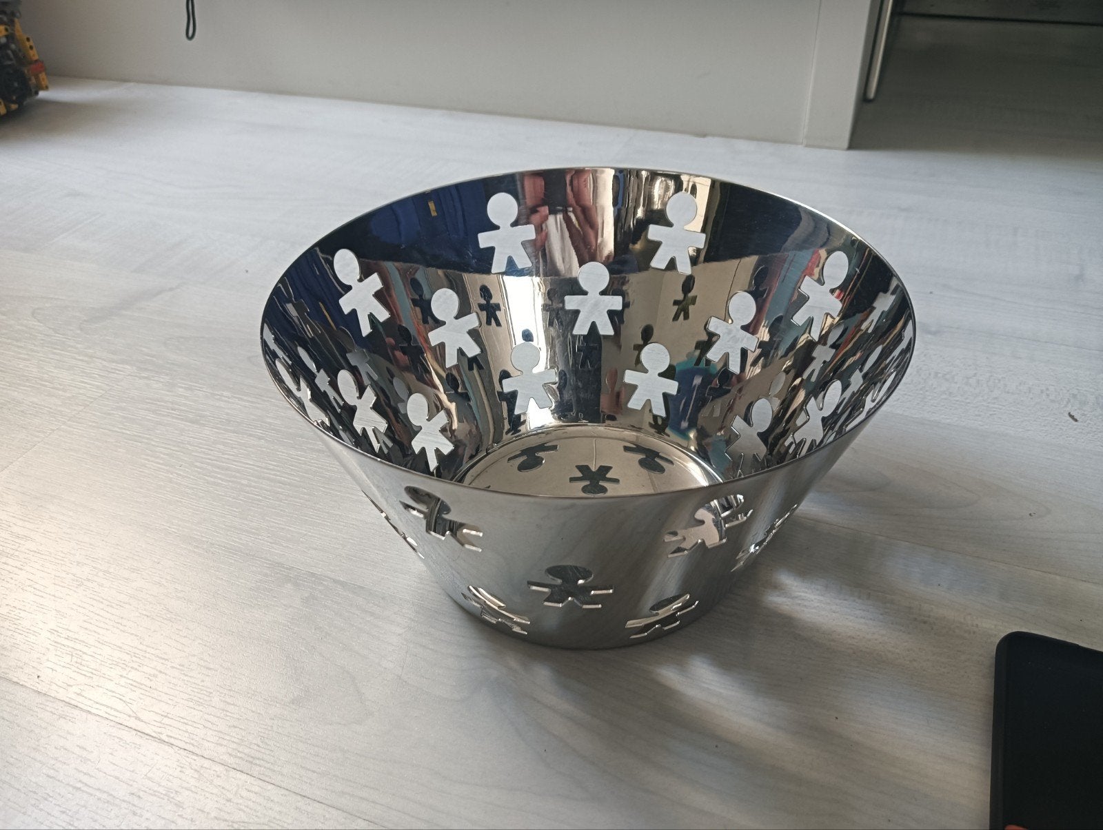 alessi vintage fruitschaal, Ophalen, Overige materialen, Gebruikt, Mand