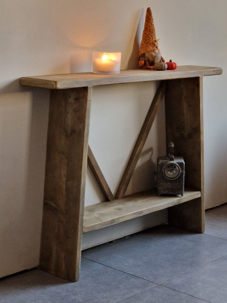 Hal/muurtafel Old Provence Handgemaakt, Ophalen, Nieuw, 25 tot 50 cm, Rechthoekig
