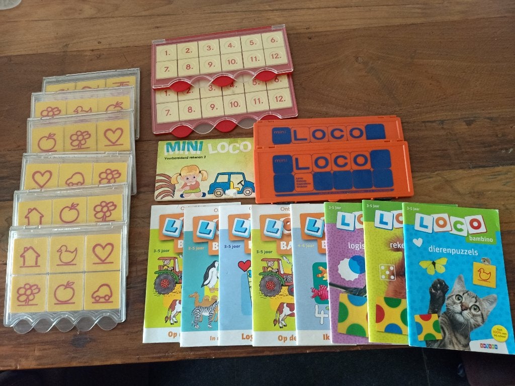 Mini Loco grote set ZGAN, Kinderen en Baby's, Speelgoed | Educatief en Creatief, Ophalen of Verzenden, Zo goed als nieuw, Rekenen