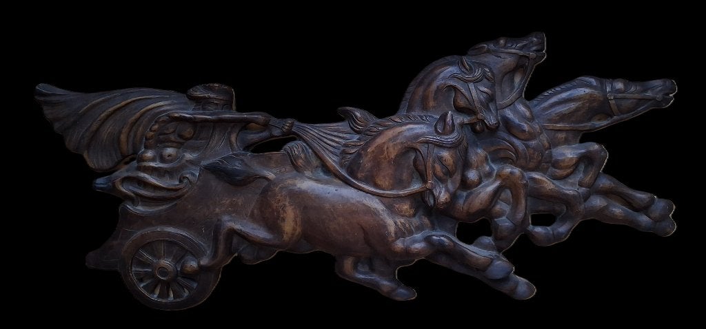 Roman Quadriga '50 bar manege restaurant  decoratie paard, Ophalen of Verzenden