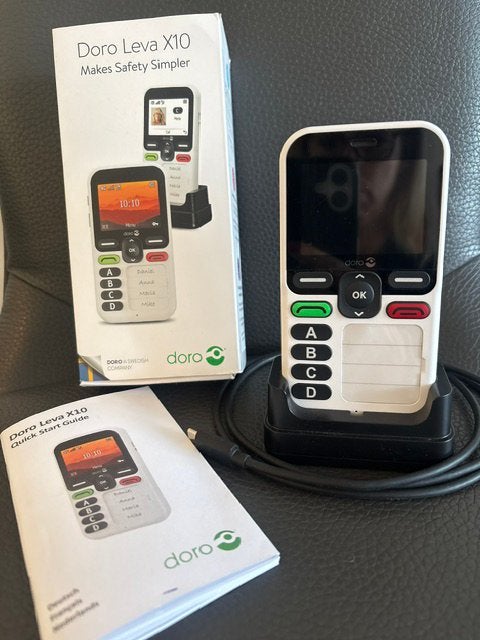 Nieuwe senioren telefoon Doro Leva X10, Telecommunicatie, Mobiele telefoons | Overige merken, Ophalen of Verzenden, Nieuw, Overige modellen