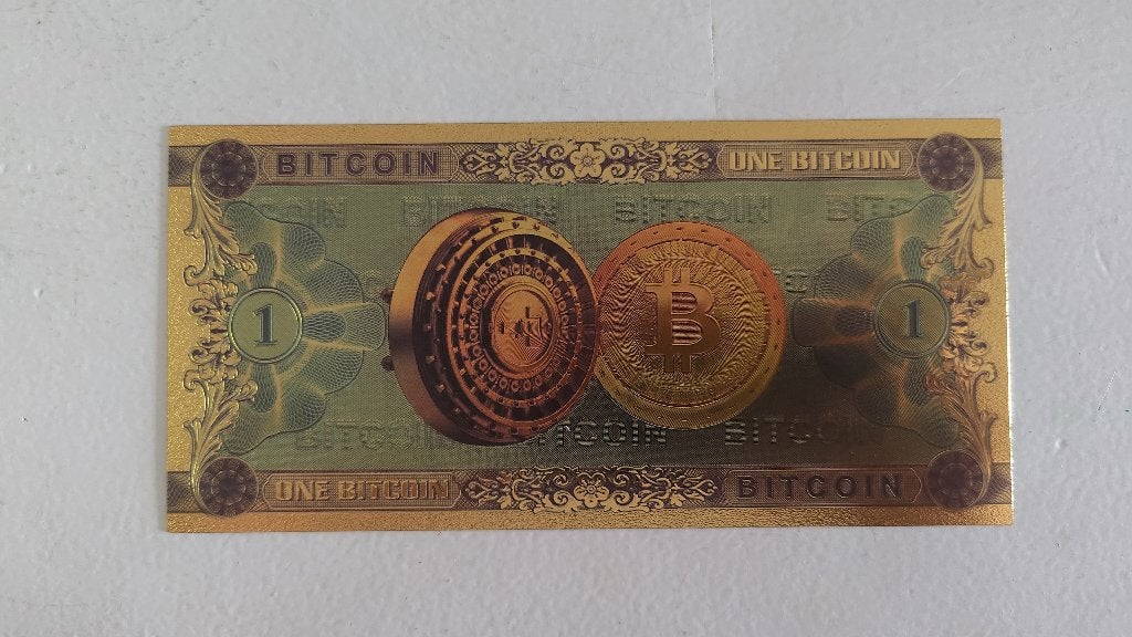 Bitcoin, Ophalen of Verzenden, Goud