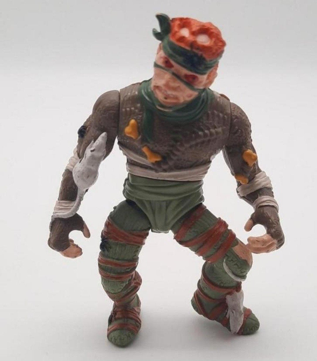 TMNT Ninja Turtles Rat King figuur uit 1989 ca. 12cm hoog, Ophalen of Verzenden, Gebruikt