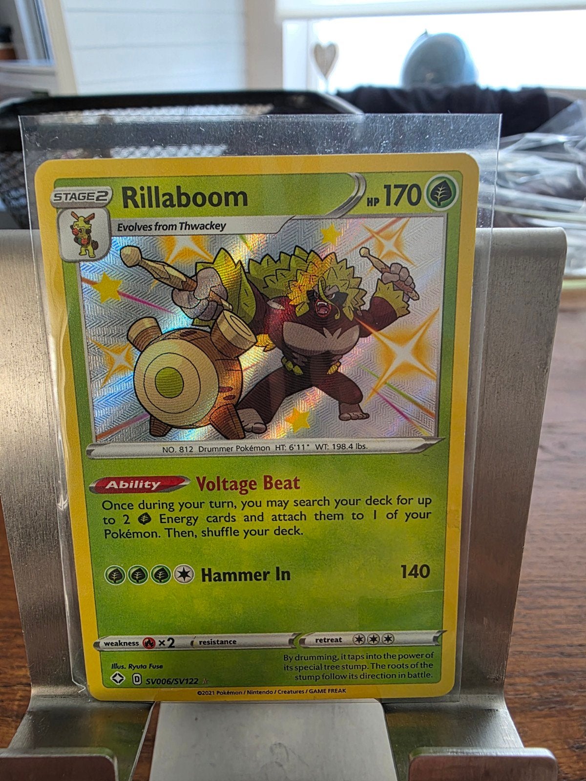 pokemon rillaboom shiny, Ophalen of Verzenden, Zo goed als nieuw