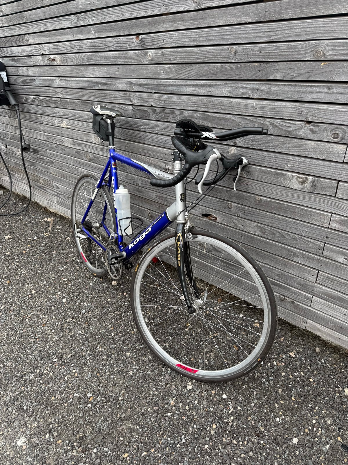 Koga racefiets - Blauw/Zilver, Fietsen en Brommers, Fietsen | Racefietsen, Ophalen, 28 inch, Gebruikt, Velgrem