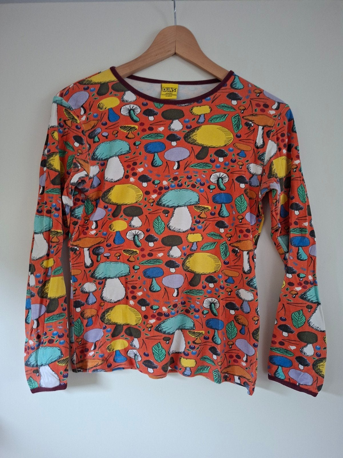 Duns Sweden Longsleeve Paddenstoelen Print Maat 152, Gebruikt, Meisje, Ophalen of Verzenden, Duns Sweden