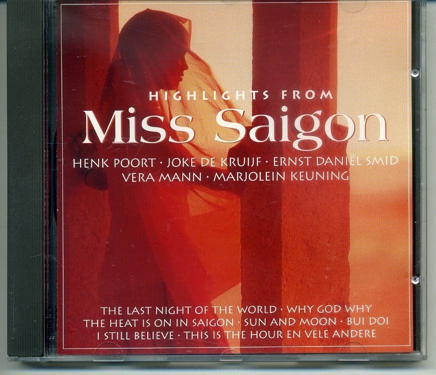 Highlights From Miss Saigon Nederlandse artiesten 15 nrs CD, Musical, Ophalen of Verzenden, Zo goed als nieuw, Inclusief doosje