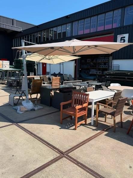Luxe Parasol 300x300 cm, Tuin en Terras, Parasols, Ophalen, -, -, Nieuw