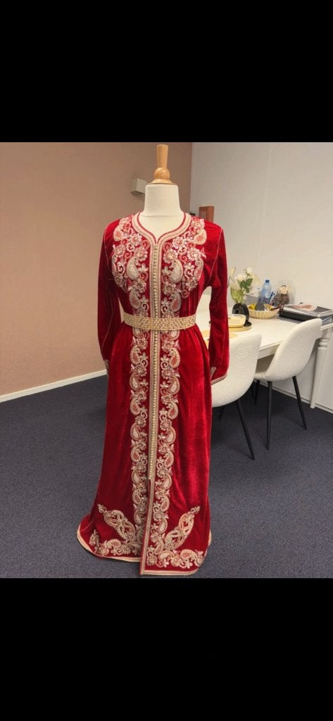 Marokkaanse jurk, Maat 38/40 (M), Overige typen, Ophalen of Verzenden, Rood