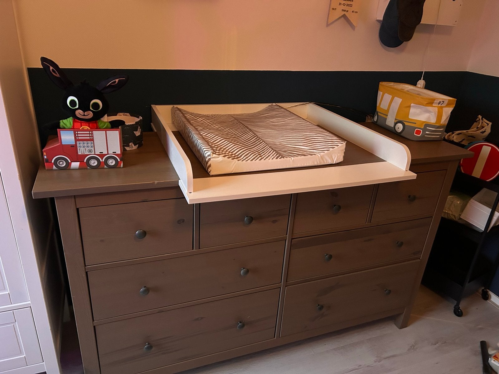 IKEA Hemnes Commode met afneembaar blad, Ophalen, Gebruikt, 50 tot 70 cm, 100 cm of meer