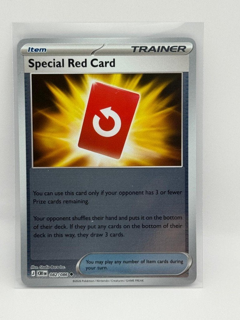 Special Red Card [Reverse Holo] #82 Pokemon Chaos Rising, Verzenden, Nieuw, Losse kaart, Foil
