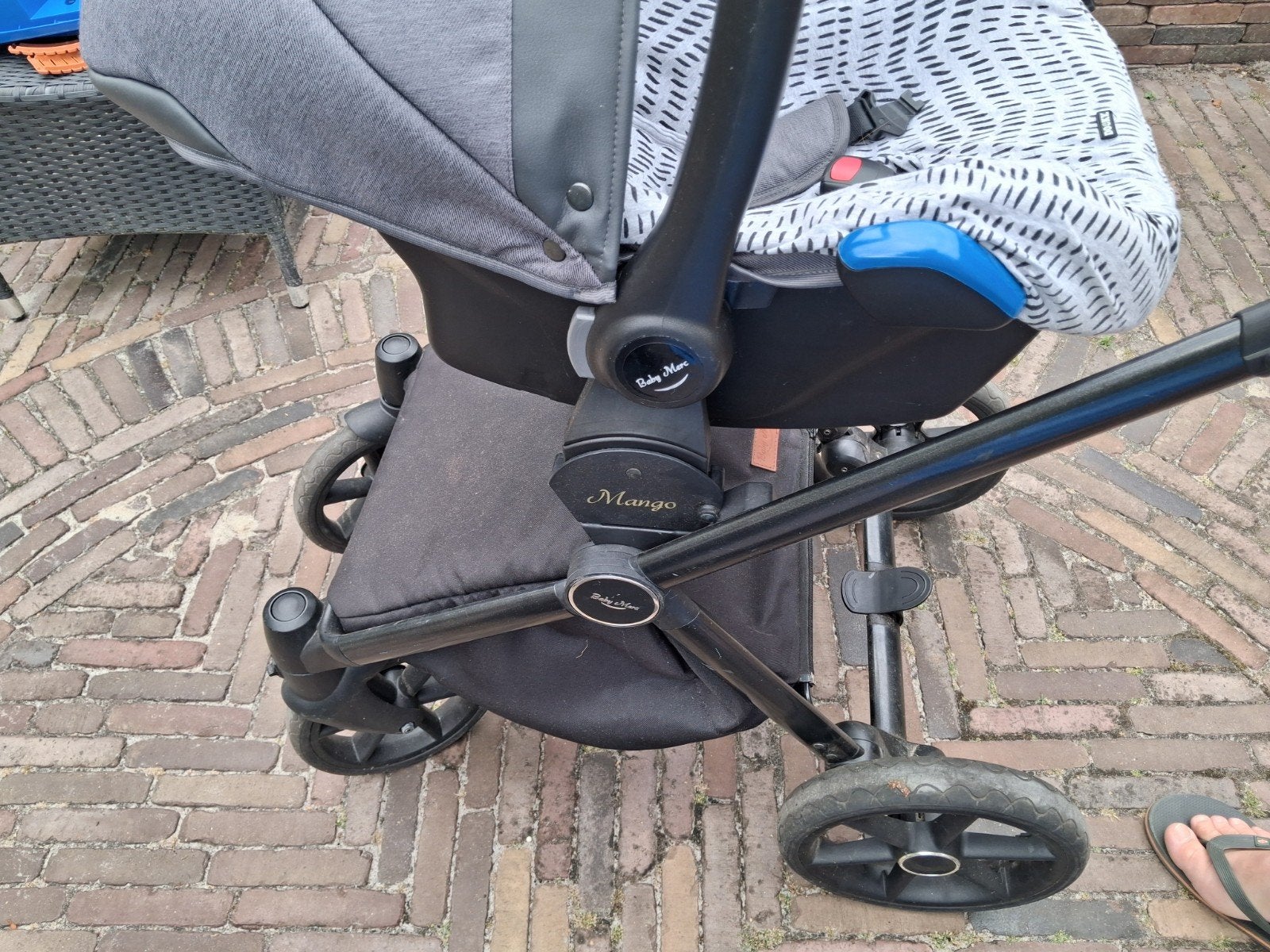 Baby Merc Mango kinderwagen 3-in-1, Ophalen, Overige merken, Met autostoeltje
