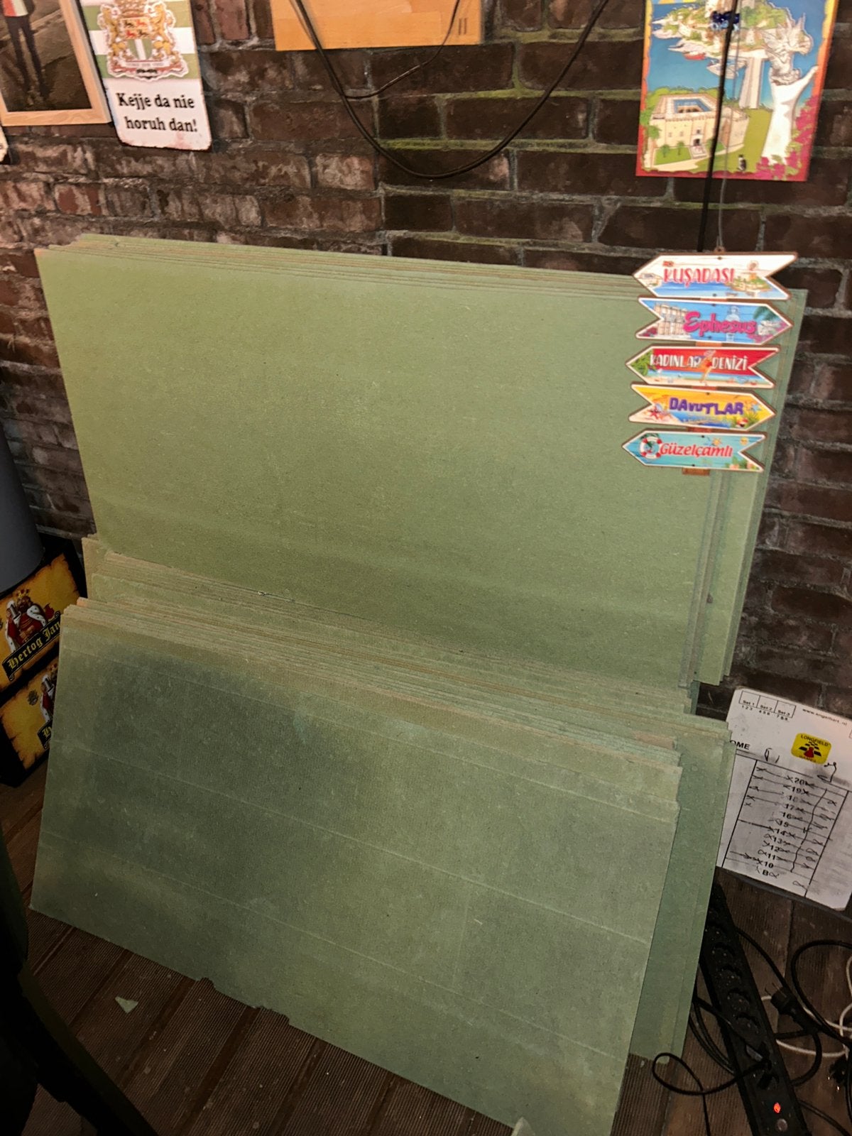 Groene ondervloer  platen 7mm, Overige materialen, Zo goed als nieuw, Minder dan 5 m², Ophalen