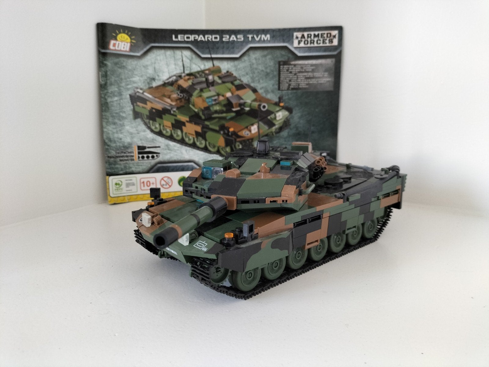COBI Leopard 2A5 TVM Tank Bouwset Zo goed als nieuw, Ophalen of Verzenden, Zo goed als nieuw, Overige merken
