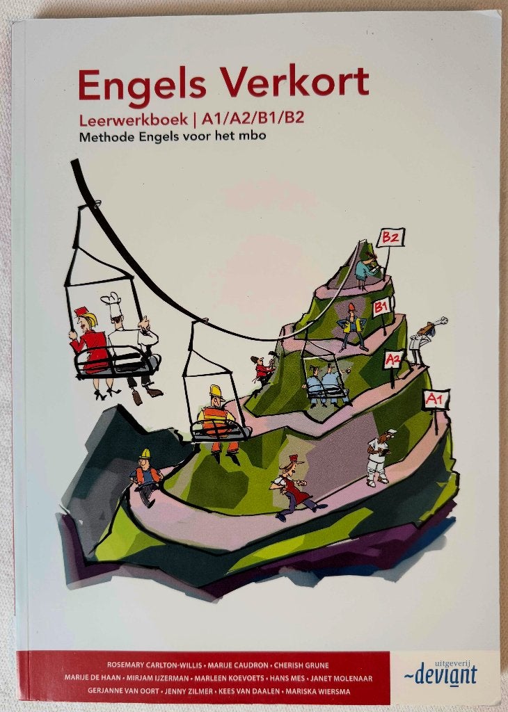 Engels verkort, leerboek A1/A2/B1/B2 voor MBO, Ophalen of Verzenden, Zo goed als nieuw, Overige niveaus, Engels