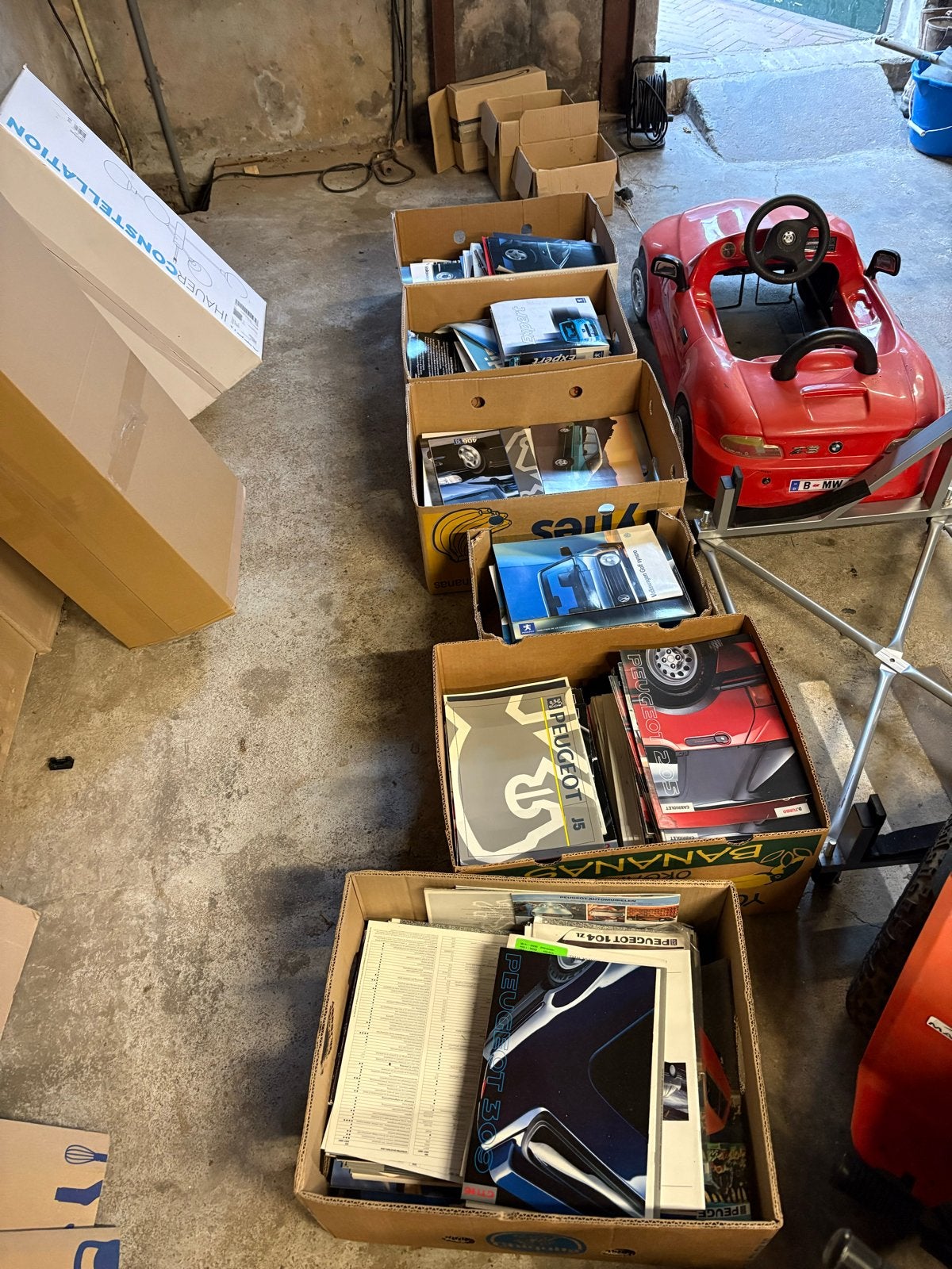 Grote collectie Peugeot brochures en folders, Ophalen, Nieuw, Peugeot
