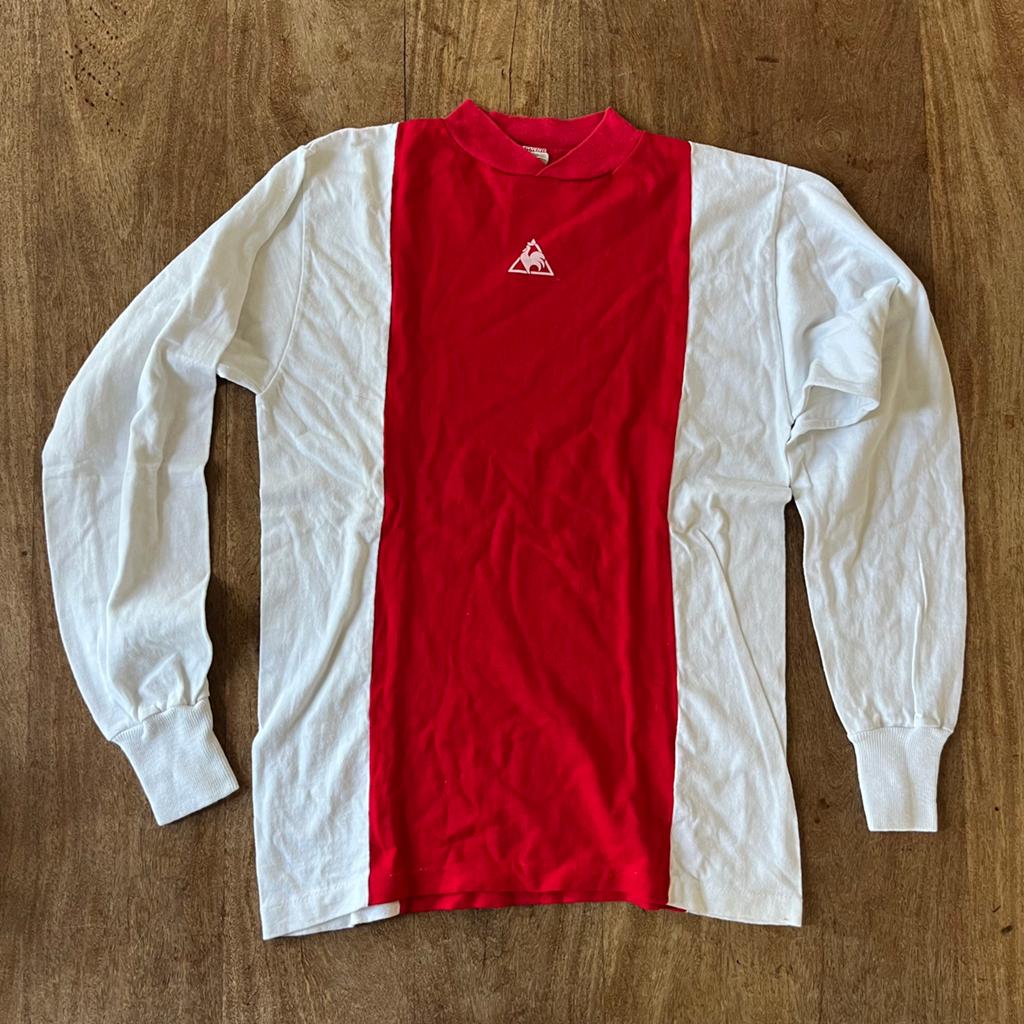 Vintage Ajax voetbalshirt Le Coq Sportif, Verzamelen, Sportartikelen en Voetbal, Ophalen of Verzenden, Gebruikt, Ajax, Shirt
