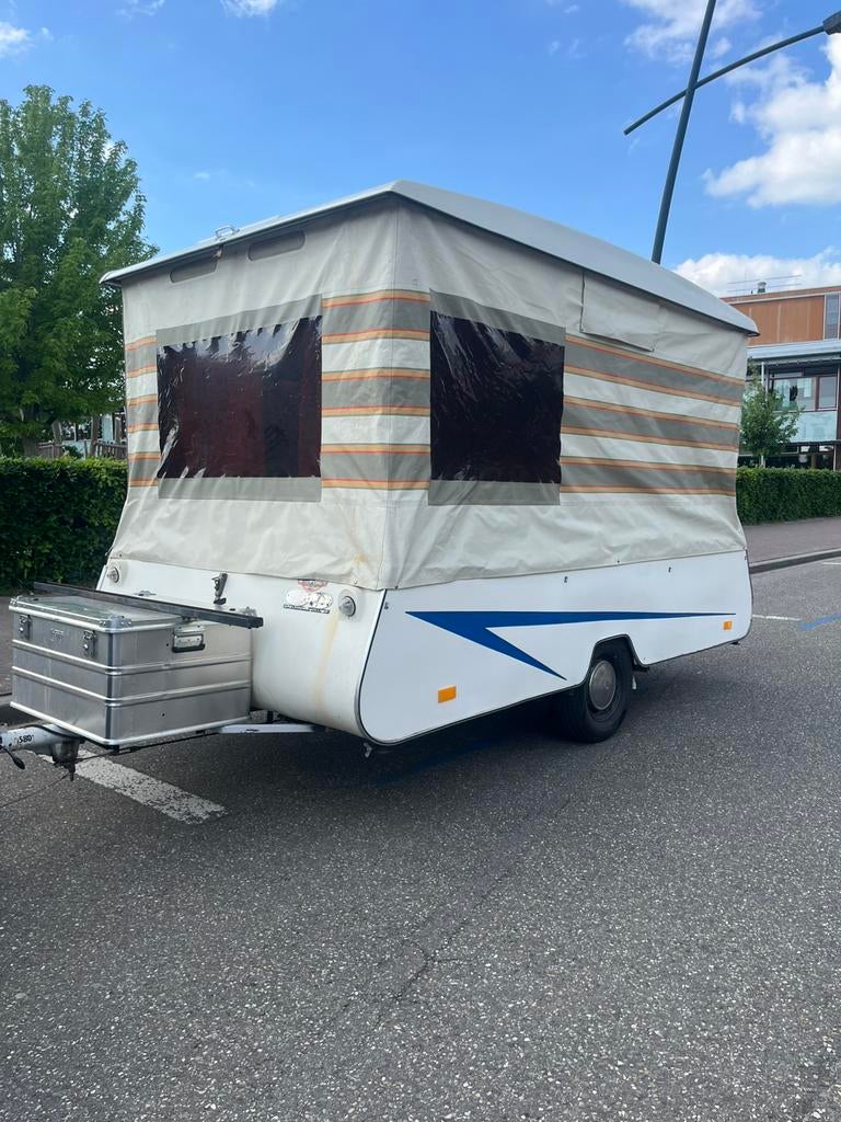 Paradiso  Gran Ideale Vouwwagen / klapcaravan 123 systeem, Overige merken, Omvormbare zithoek, Treinzit, Schokbreker