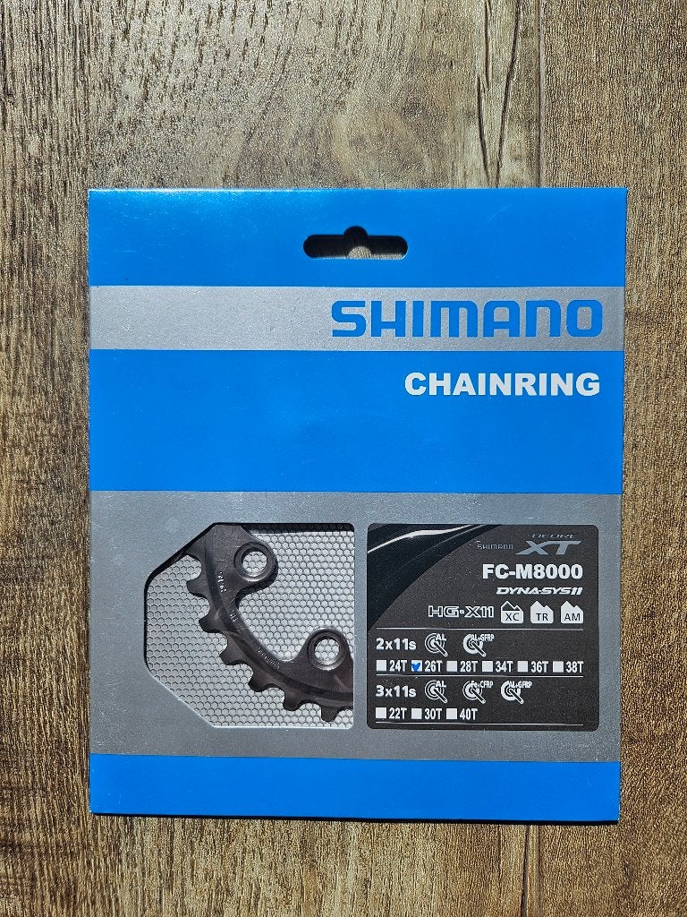 Shimano FC-M8000 kettingblad 26T (2x11sp) - Nieuw!, Fietsen en Brommers, Overige typen, Nieuw, Ophalen of Verzenden, Aluminium