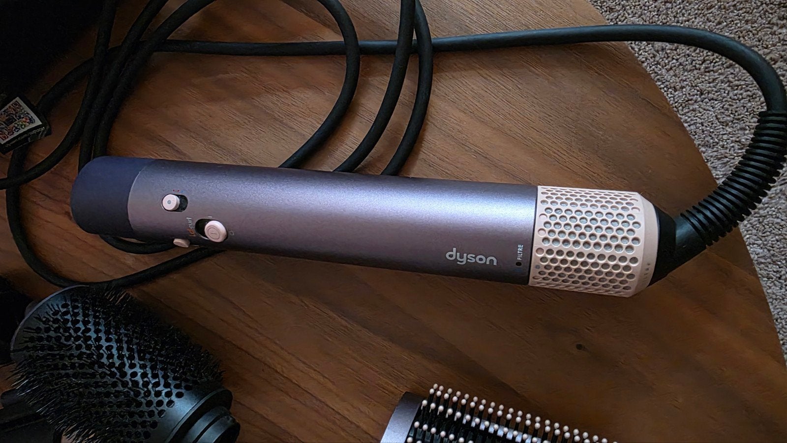 Dyson Airwrap Complete Styler met accessoires en doos, Ophalen of Verzenden, Zo goed als nieuw, Haarverzorging