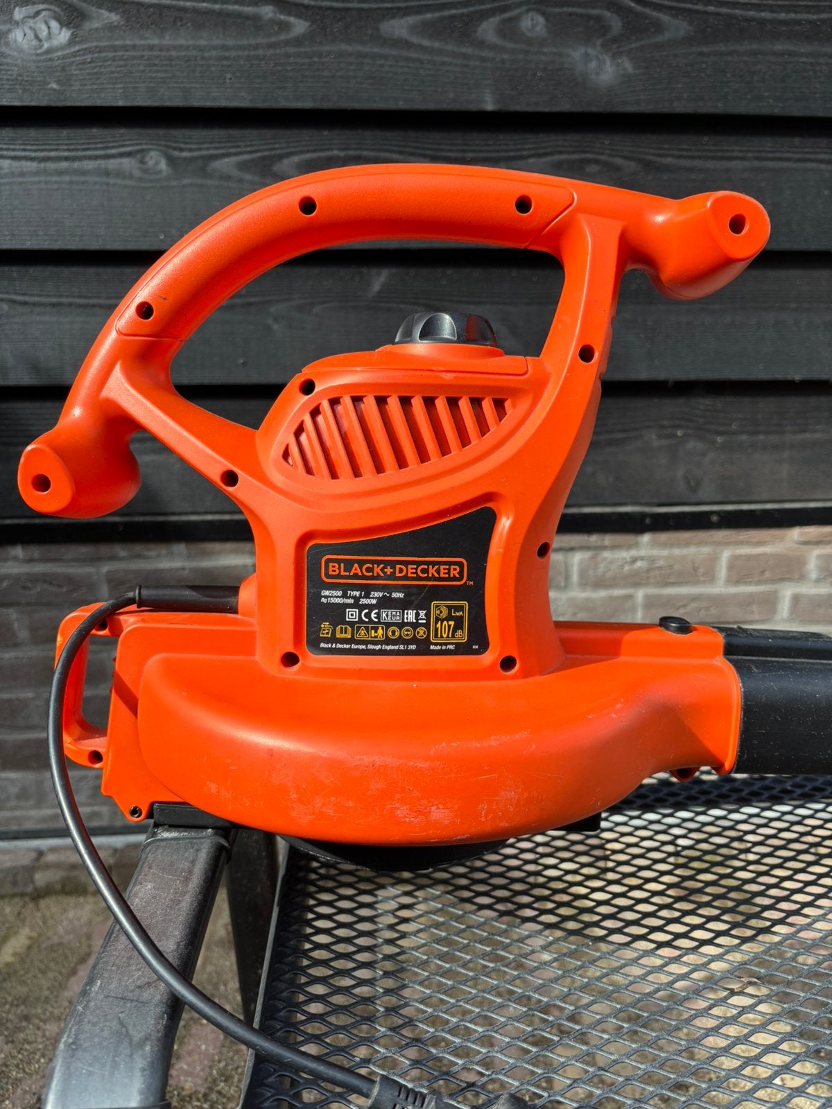Black & decker bladblazer GW2500 ziet er goed uit, Ophalen of Verzenden, Zo goed als nieuw, Elektrisch, Handgedragen