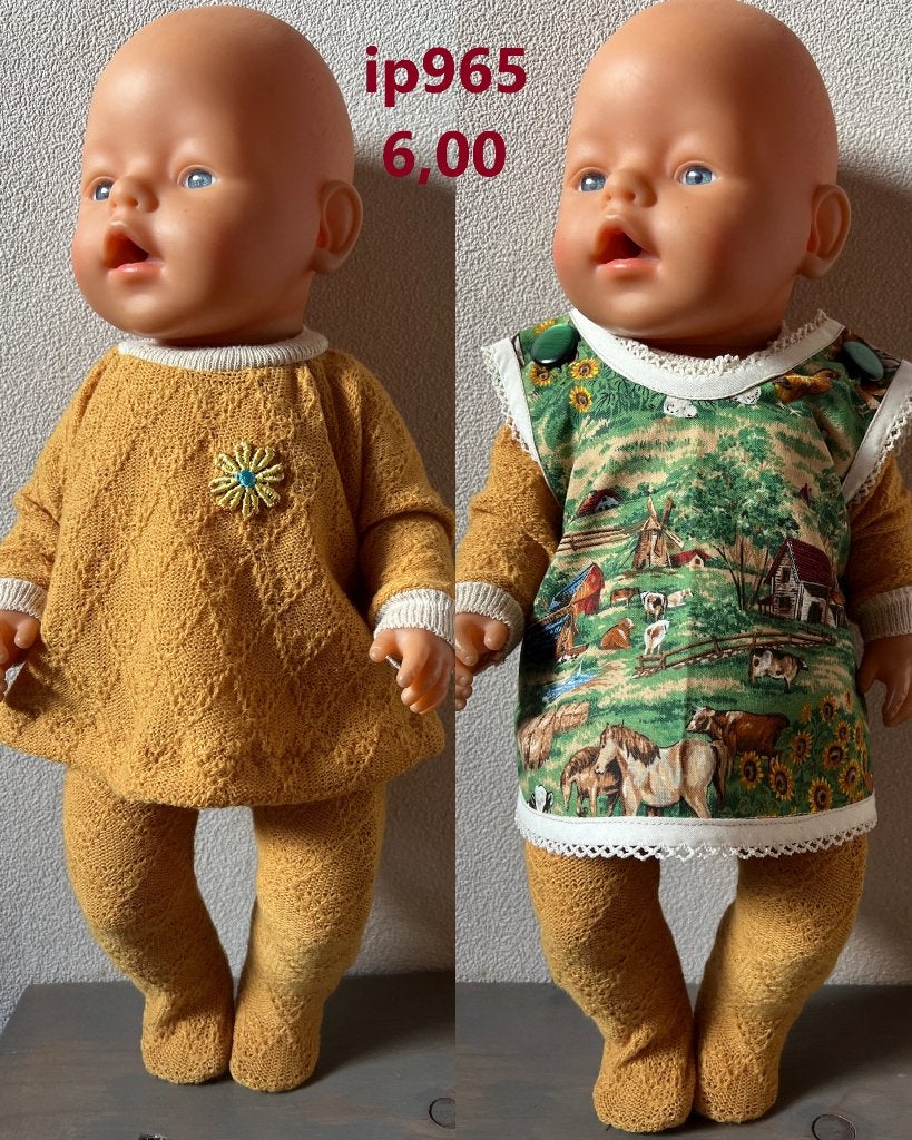 Poppenkleertjes baby born. Set. Opbrengst KiKa., Kinderen en Baby's, Speelgoed | Poppen, Ophalen of Verzenden, Nieuw, Babypop