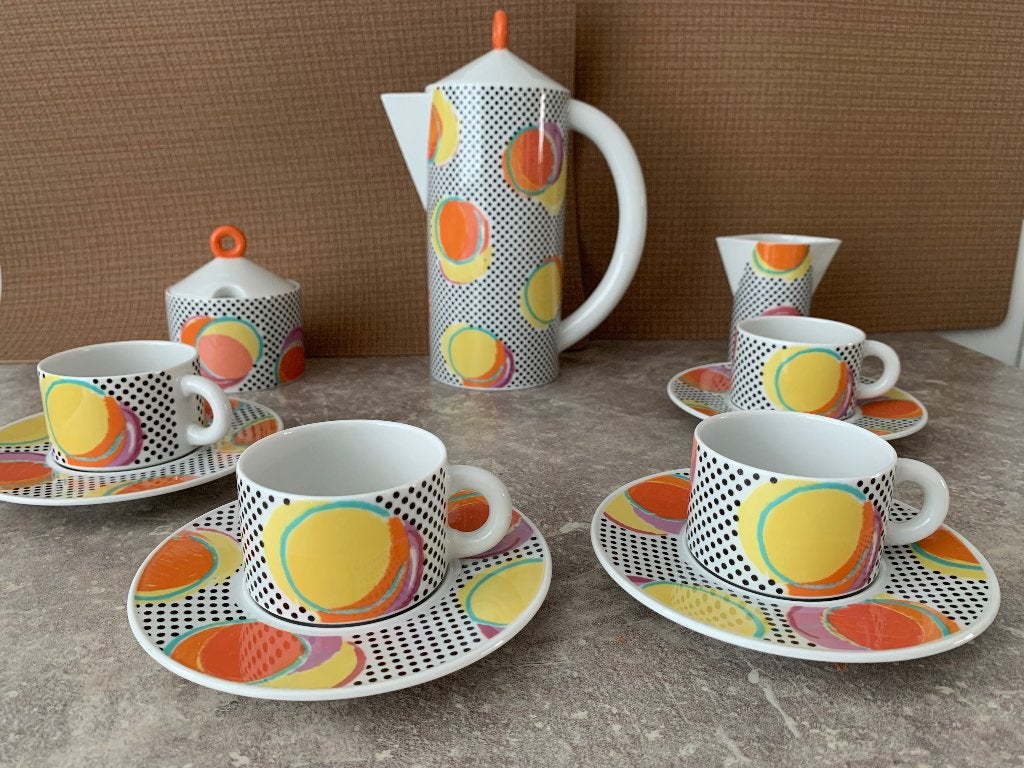 Arzberg  City California koffieset, Arzberg, Ophalen of Verzenden, Zo goed als nieuw, Overige stijlen