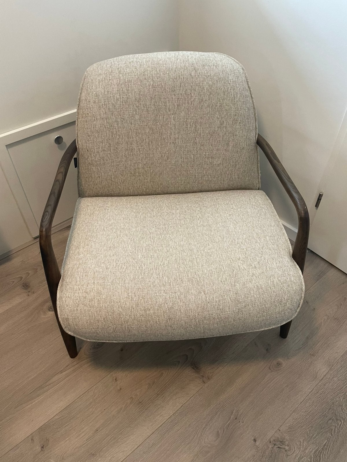 Nieuw fauteuil, Ophalen, 75 tot 100 cm, Zo goed als nieuw, Stof