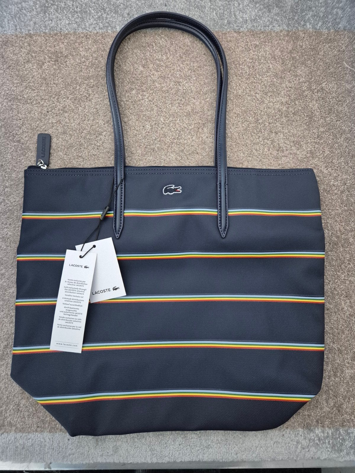 Lacoste tas, Ophalen of Verzenden, Nieuw, Blauw, Shopper