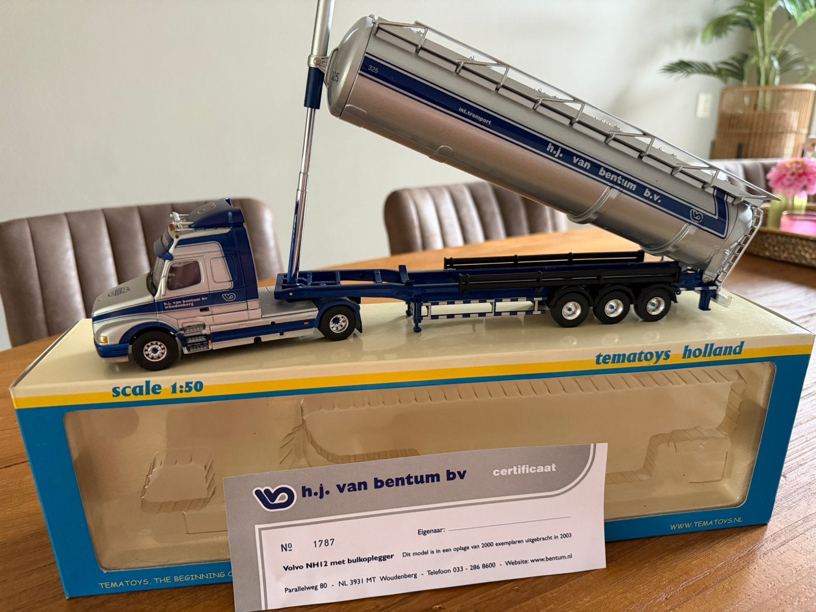 Tematoys Volvo Torpedo van Bentum uniek, Ophalen of Verzenden, Zo goed als nieuw, Bus of Vrachtwagen