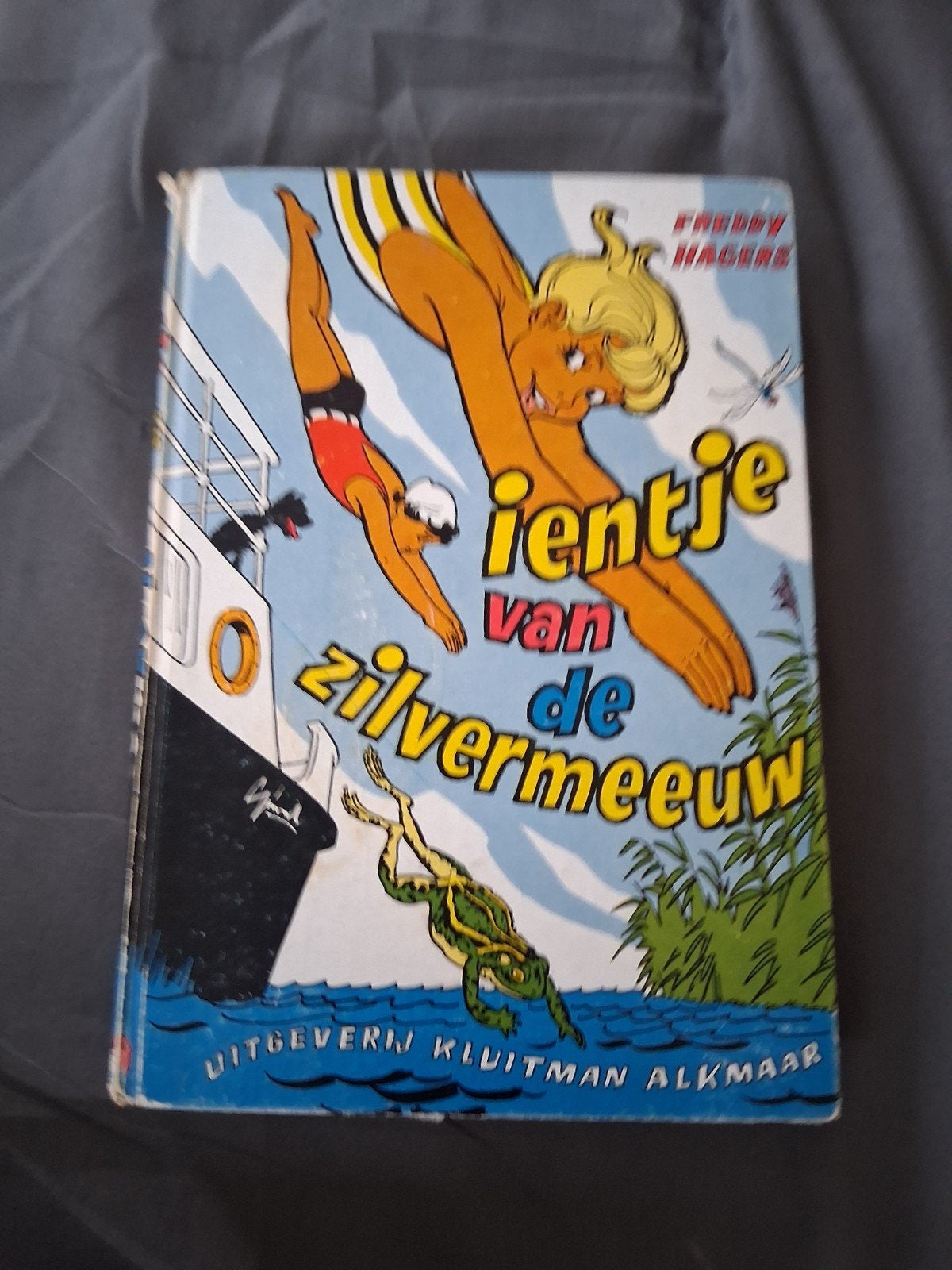 Jientje van de Zilvermeeuw Freddy Hagers Uitgeverij Kluitm, Boeken, Ophalen of Verzenden, Gelezen, Freddy Hagers, Fictie algemeen