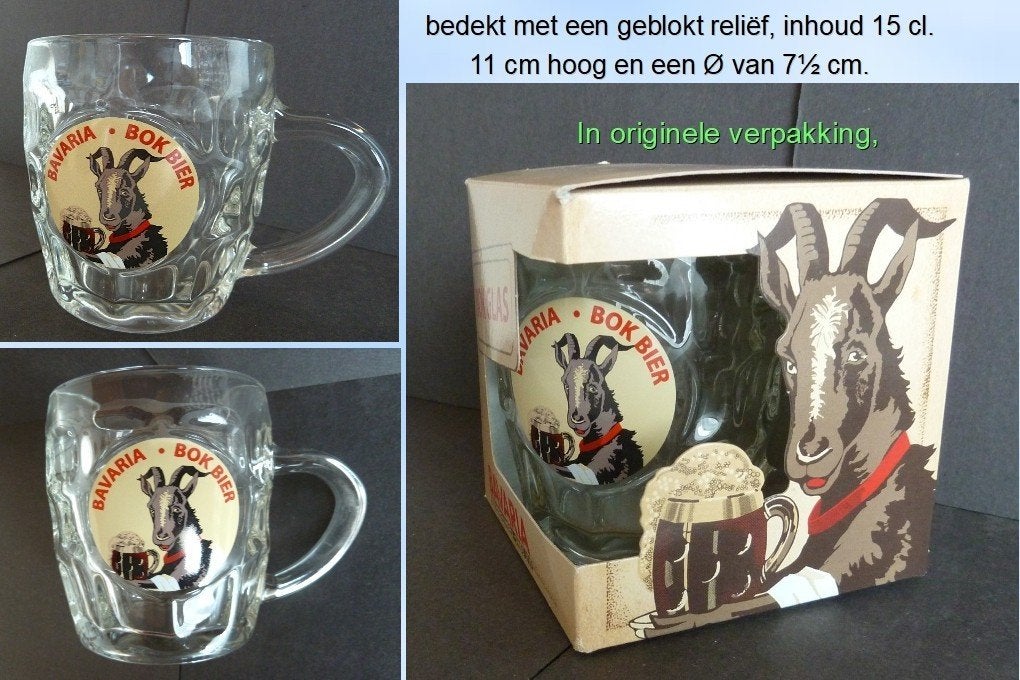 Bierpul Bok bier Bavaria, Verzamelen, Biermerken, Ophalen of Verzenden, Nieuw, Pul(len), Bavaria