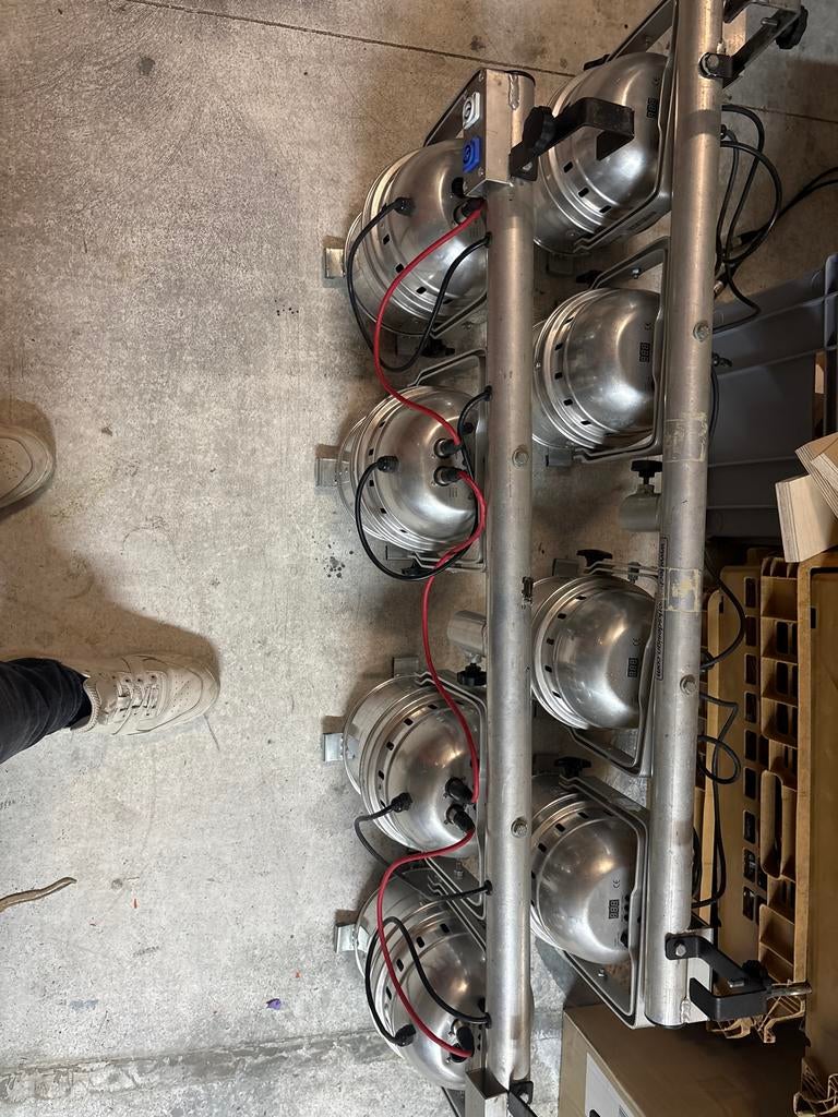 2x Balk Par 64 LED Lichteffecten, Muziek en Instrumenten, Licht en Laser, Ophalen, Gebruikt, Licht, Kleur