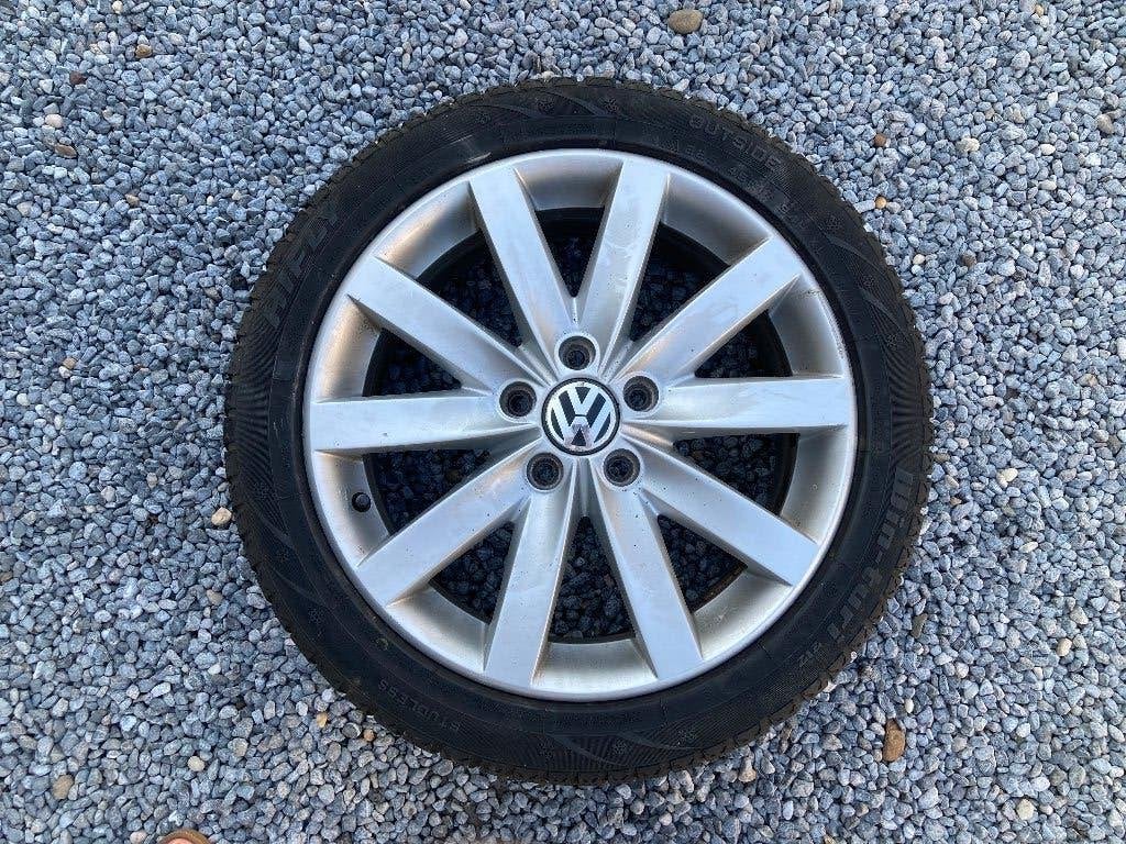 225/45 R17 ( ET54 )  Velgen VW Golf 7 / M+S banden 17 inch, Auto-onderdelen, Banden en Velgen, Ophalen, Gebruikt, Banden en Velgen