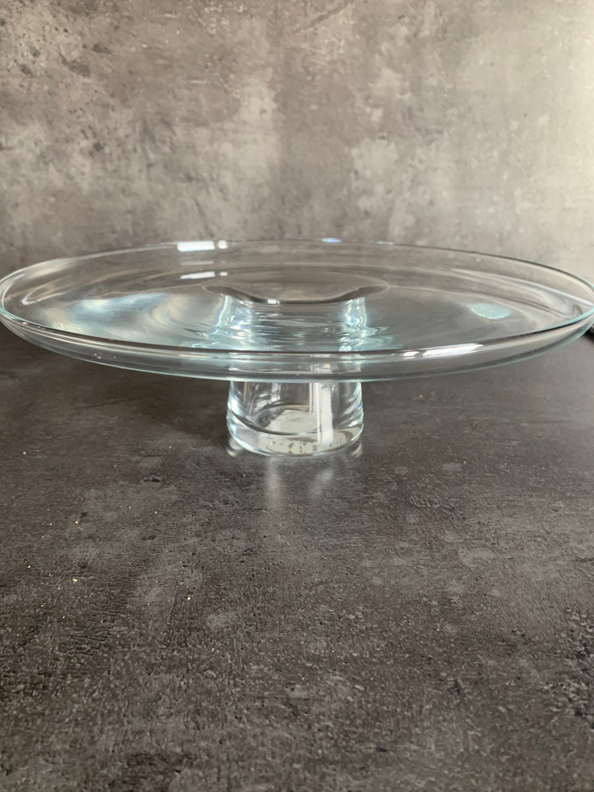 Taartschaal glas, Ophalen of Verzenden, Zo goed als nieuw