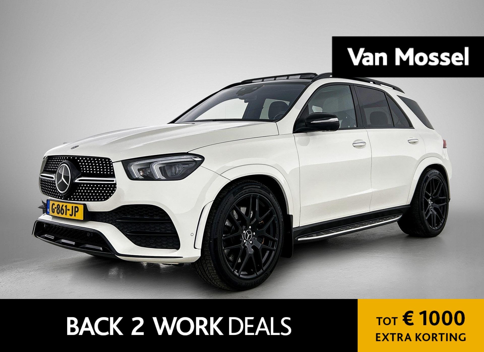 Mercedes-Benz GLE-klasse 450 4MATIC Premium Plus | PANORAMA, Auto's, Gebruikt, 138 €/maand, GLE, Wit