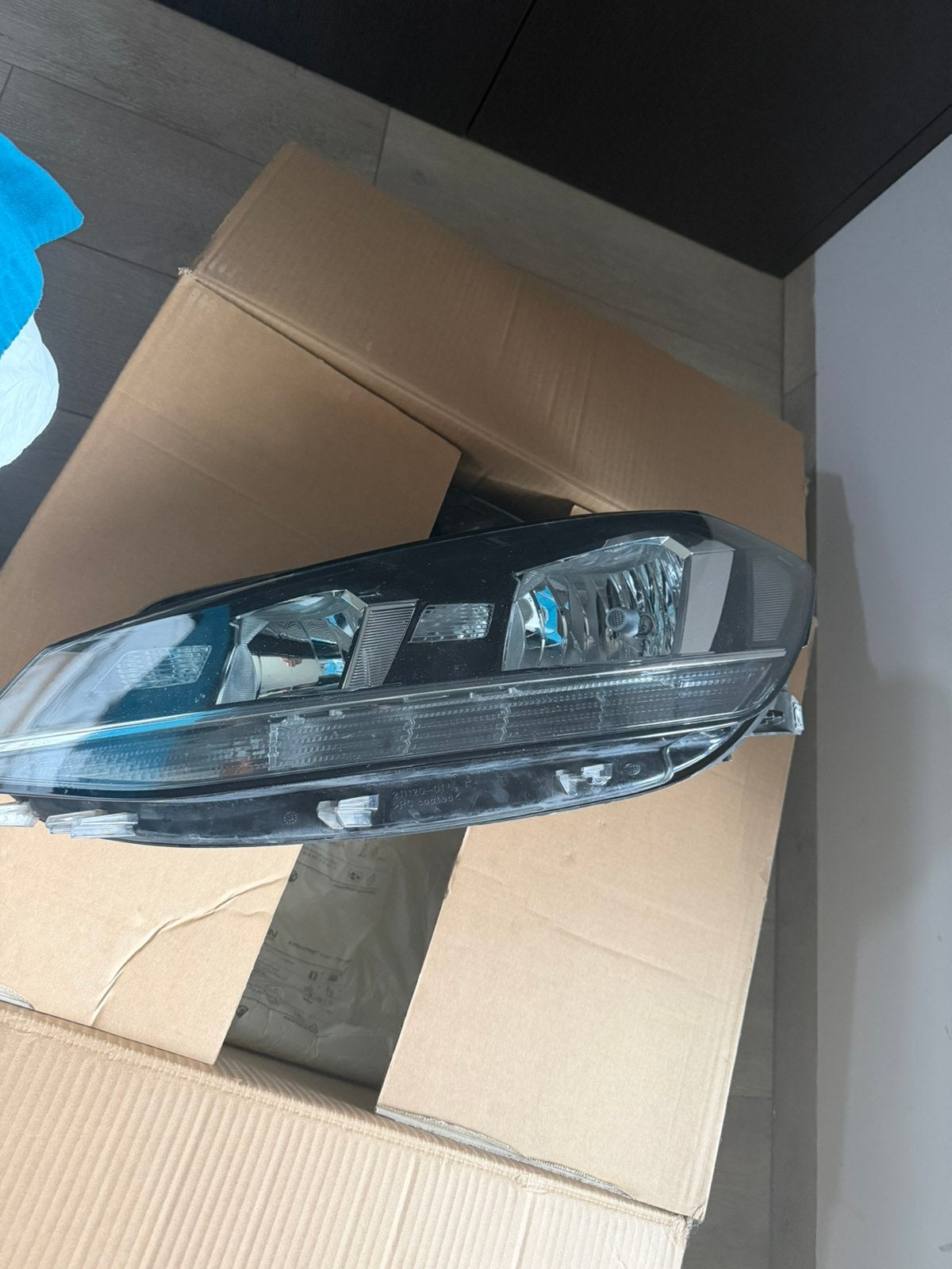 Golf 7.5 GTD halogeen koplampen, Ophalen