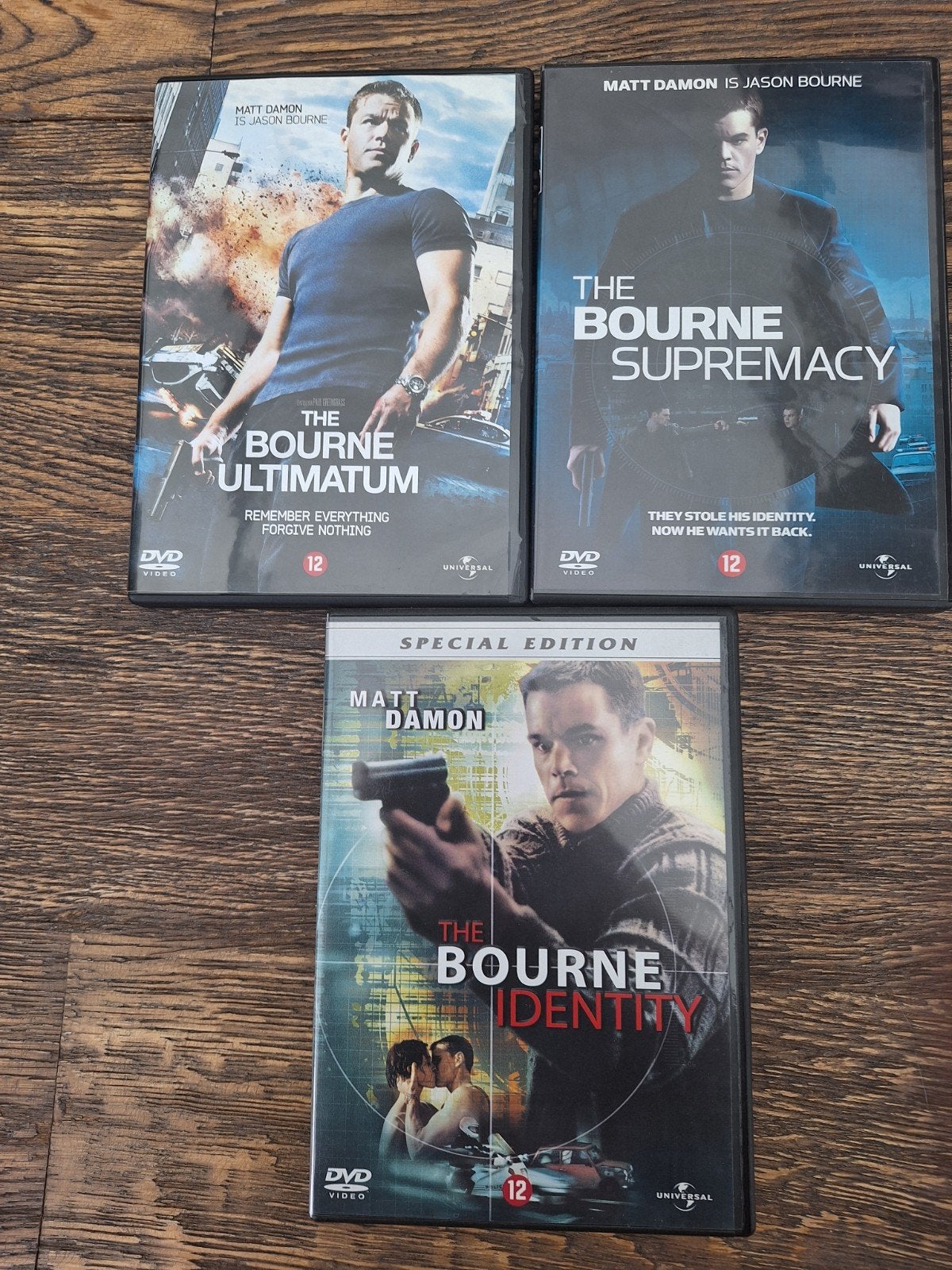 The Bourne Trilogie DVD Boxset - Matt Damon, Engels, Nederlands, Actiethriller, Ophalen of Verzenden
