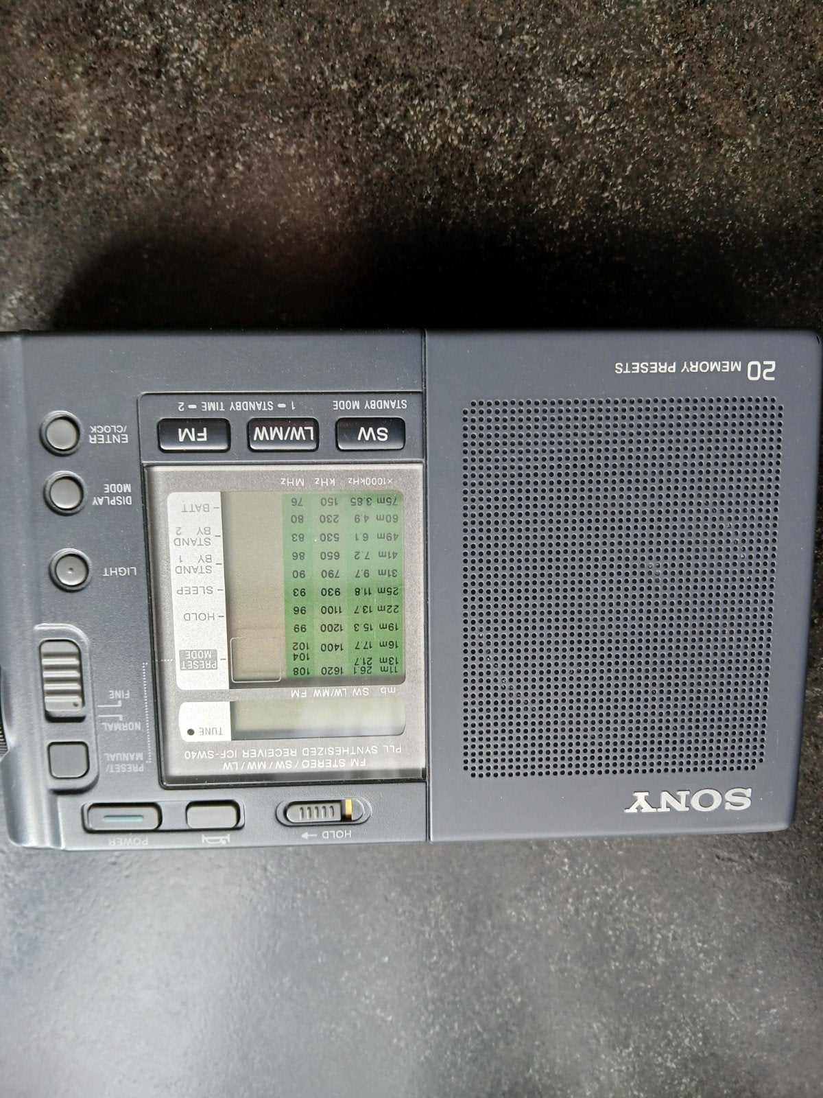 Wereld Radio Sony, Ophalen of Verzenden