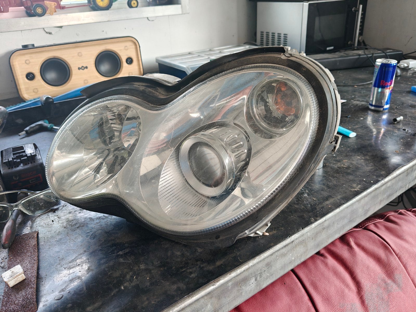 Koplamp Mercedes-Benz W203 - Nette staat, Auto-onderdelen, Ophalen of Verzenden, Gebruikt, Mercedes-Benz