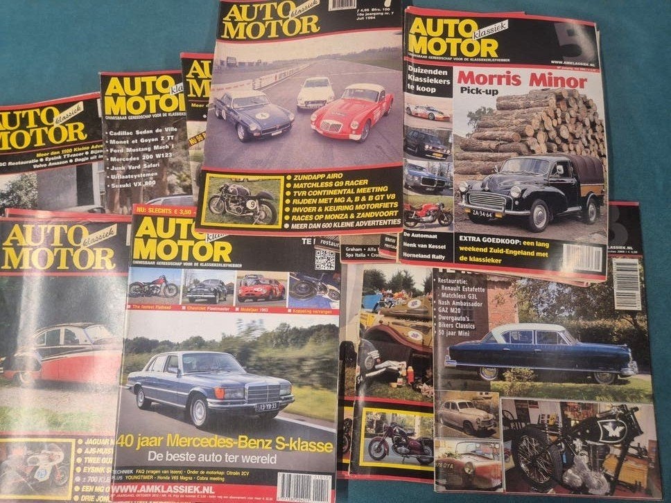 oude auto tijdschriften AMK en automobiel, Boeken, Tijdschriften en Kranten, Ophalen, Gelezen