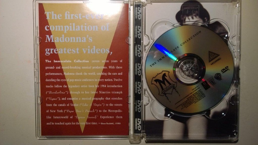 Madonna - The Immaculate Collection (DVD), Alle leeftijden, Ophalen of Verzenden, Zo goed als nieuw, Muziekvideo's