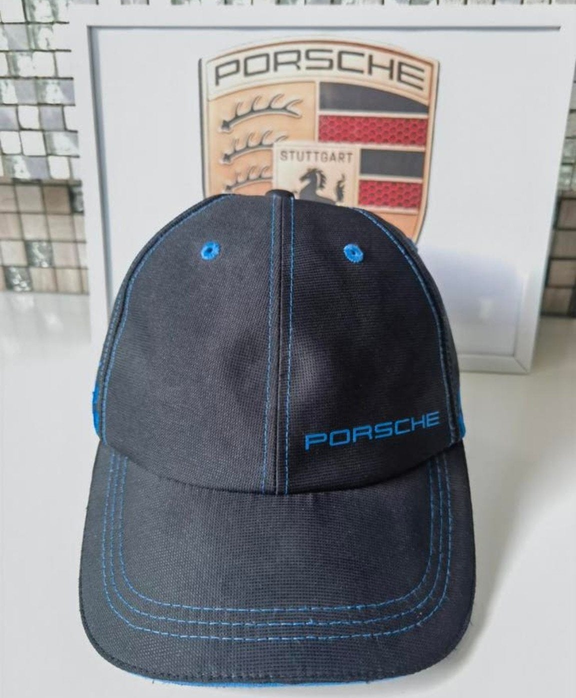 Origineel porsche pet / porsche cap 

Zie ook mijn ander a, Kleding | Heren, Hoeden en Petten, Porsche, One size fits all, Ophalen of Verzenden