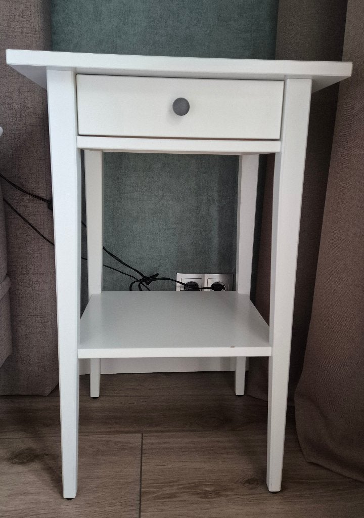 Nachtkastje Ikea Hemnes 2x, Ophalen, Gebruikt, Minder dan 45 cm, 55 tot 70 cm