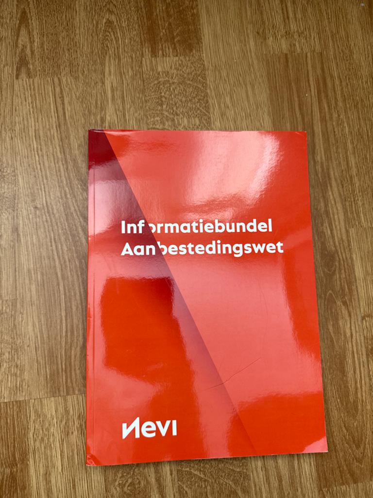 Informatiebundel Aanbestedingswet - NEVI, Boeken, Ophalen of Verzenden, Gamma, Zo goed als nieuw, HBO