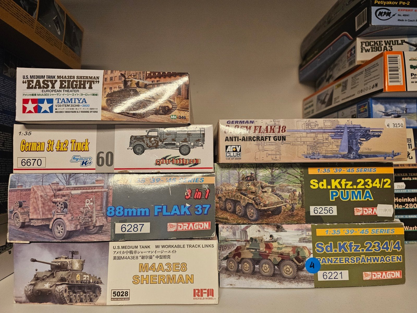 Modelbouw kits: Tanks, Vliegtuigen en meer, Tank, 1:32 tot 1:50, Nieuw, Ophalen of Verzenden