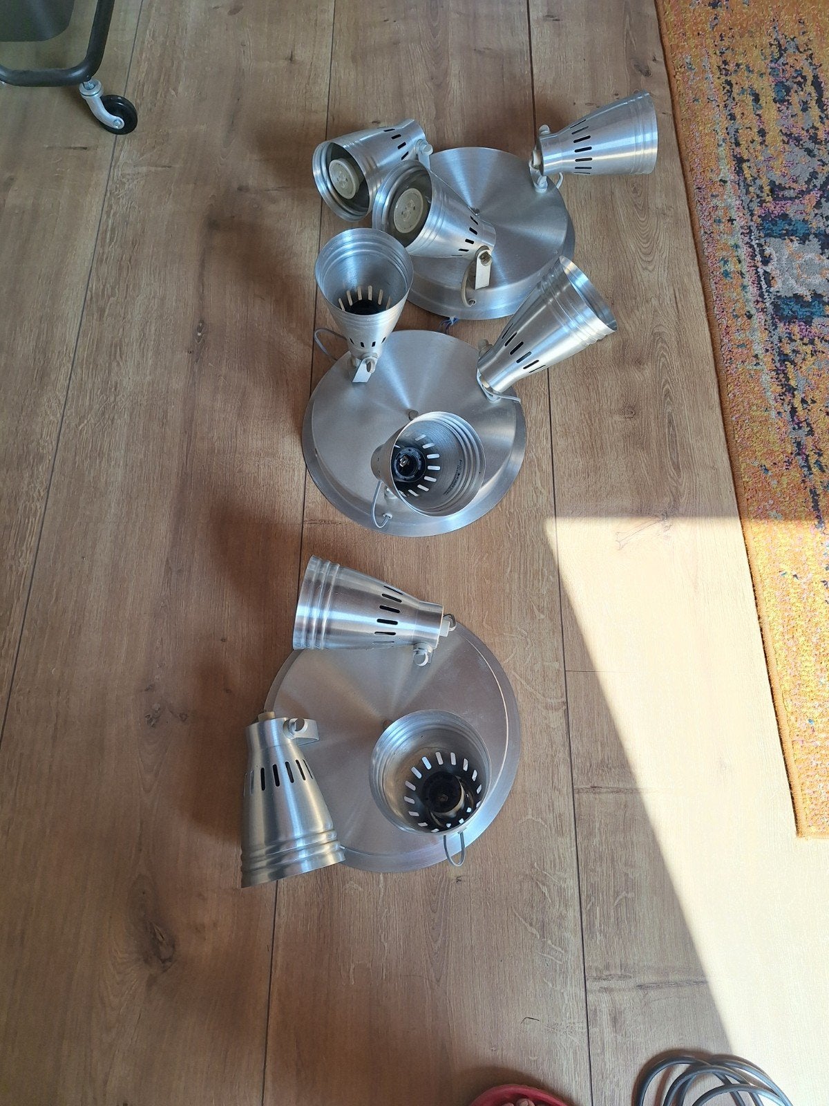 IKEA Krämare Plafondspot - 3 stuks, Metaal, Gebruikt, Overige fittingen, Zilver